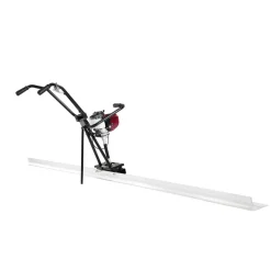 VEVOR Concrete Power Screed, 4 ft Aluminum Board Straight Edge Bar Set, 4 Stroke Cement Finishing Vibrating Motor with Height Adjustable Handles, High Efficient Concrete Tool 6500RPM