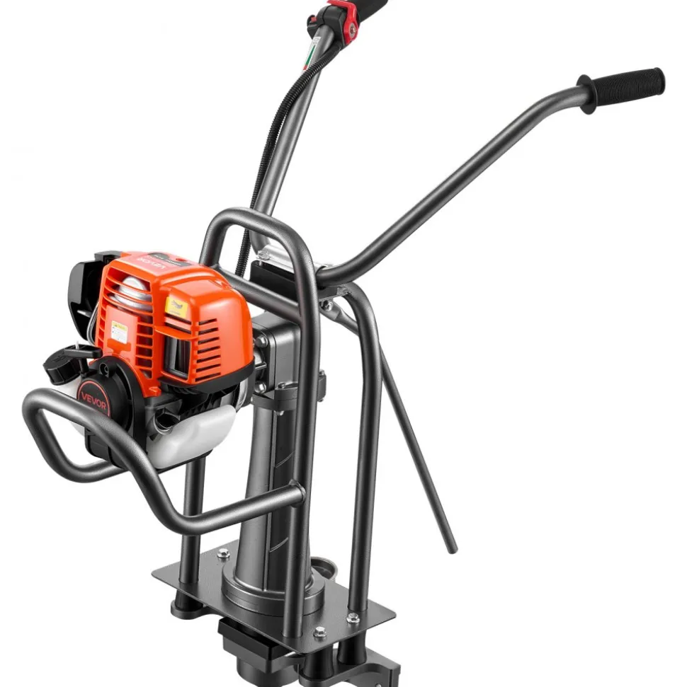 VEVOR Concrete Power Screed Gas-Powered Leveling Machine 1.16HP Engine, 4 Stroke Vibrating Screed, Flexible Shaft Drive, Adjustable Handle, Support Legs for Patio, Driveway, Floor Finishing, Jobsite