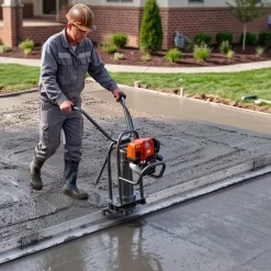 VEVOR Concrete Screed Blade 14 ft Length Aluminum Alloy Board Leveling Tool, 5.3 in Wide Straight Edge, Wide Coverage, Replacement Surface Leveler for Driveway, Patio, Sidewalk, Garage Floor Finishing