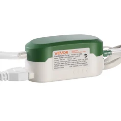 VEVOR Condensate Pump, 1/245 HP, 9.6 GPH, 33 ft Lift, 100-230V Automatic AC Condensation Removal Pump with Safety Switch, Quiet, for Air Conditioner, Dehumidifier, HVAC, Furnace, Ice Maker Water Drain