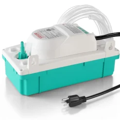 VEVOR Condensate Pump, 1/24 HP, 110 GPH, 24 ft Lift, 100-240V Automatic AC Condensation Removal Pump with Safety Switch & 20 ft Tubing, for Air Conditioner, Dehumidifier, HVAC, Furnace, Ice Maker