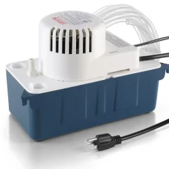 VEVOR Condensate Pump, 1/33 HP, 100 GPH, 22 ft Lift, 115V Automatic Condensation Removal Pump with Safety Switch & 20 ft Tubing, for Air Conditioner, Dehumidifier, HVAC, Furnace, Ice Maker Water Drain