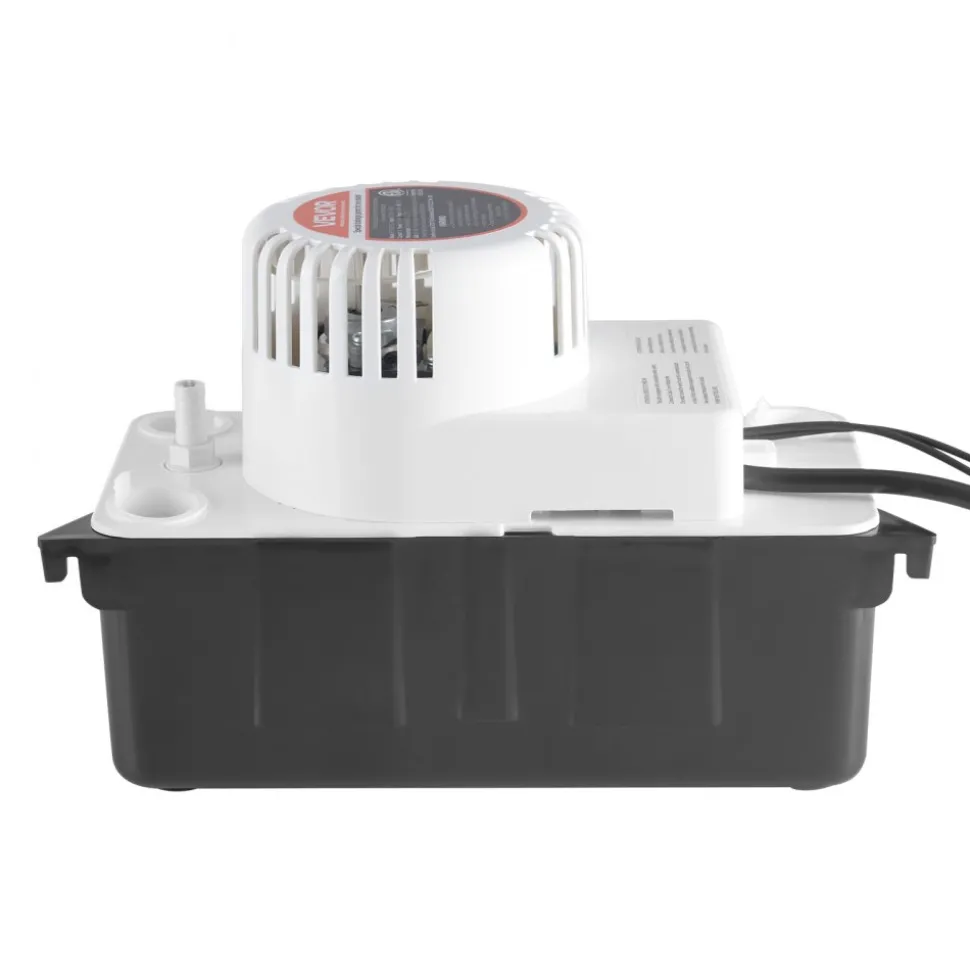 VEVOR Condensate Removal Pump, 1/50 HP, 65 GPH, 15 ft Lift, 1/2 Gal Tank Automatic AC Condensation Pump with Float Switch & 20 ft Hose for Air Conditioner, Dehumidifier, Furnace, Ice Maker Water Drain