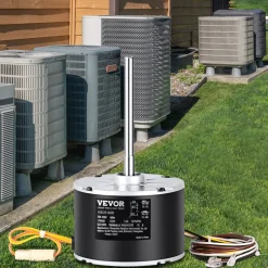 VEVOR Condenser Fan Motor OGD1016, 1/6 HP 208-230V Condenser Fan Motor 1075RPM, OEM Standard Upgraded Replacement Condenser Motor Reversible Rotating, Explosion-proof CBB65 5μF/370V Capacitor