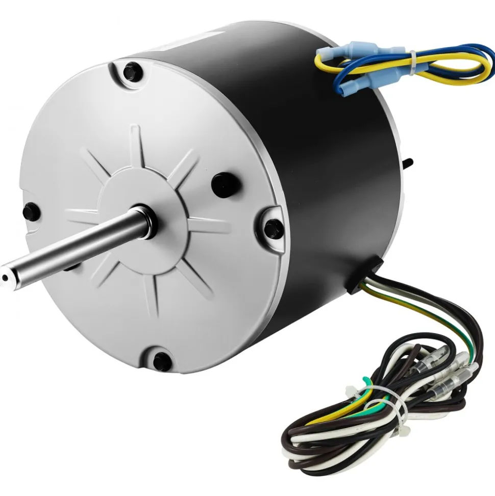 VEVOR Condenser Fan Motor with Capacitor, 1/8HP 825RPM 208-230V, Replacement for GE Genteq Carrier Bryant Payne 5KCP39KFUA99S D159176P01 X70370245010 X70370245-01 5KCP39GGV570S