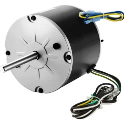 VEVOR Condenser Fan Motor with Capacitor, 1/4HP 825RPM 208-230V, Compatible with GE Genteq 5KCP39LFBE31S 5KCP39LFY534AS, Lennox 12Y65 (92W75), Carrier HC39GE242 HB39GQ232, Amana Janitrol 0131M00014PS