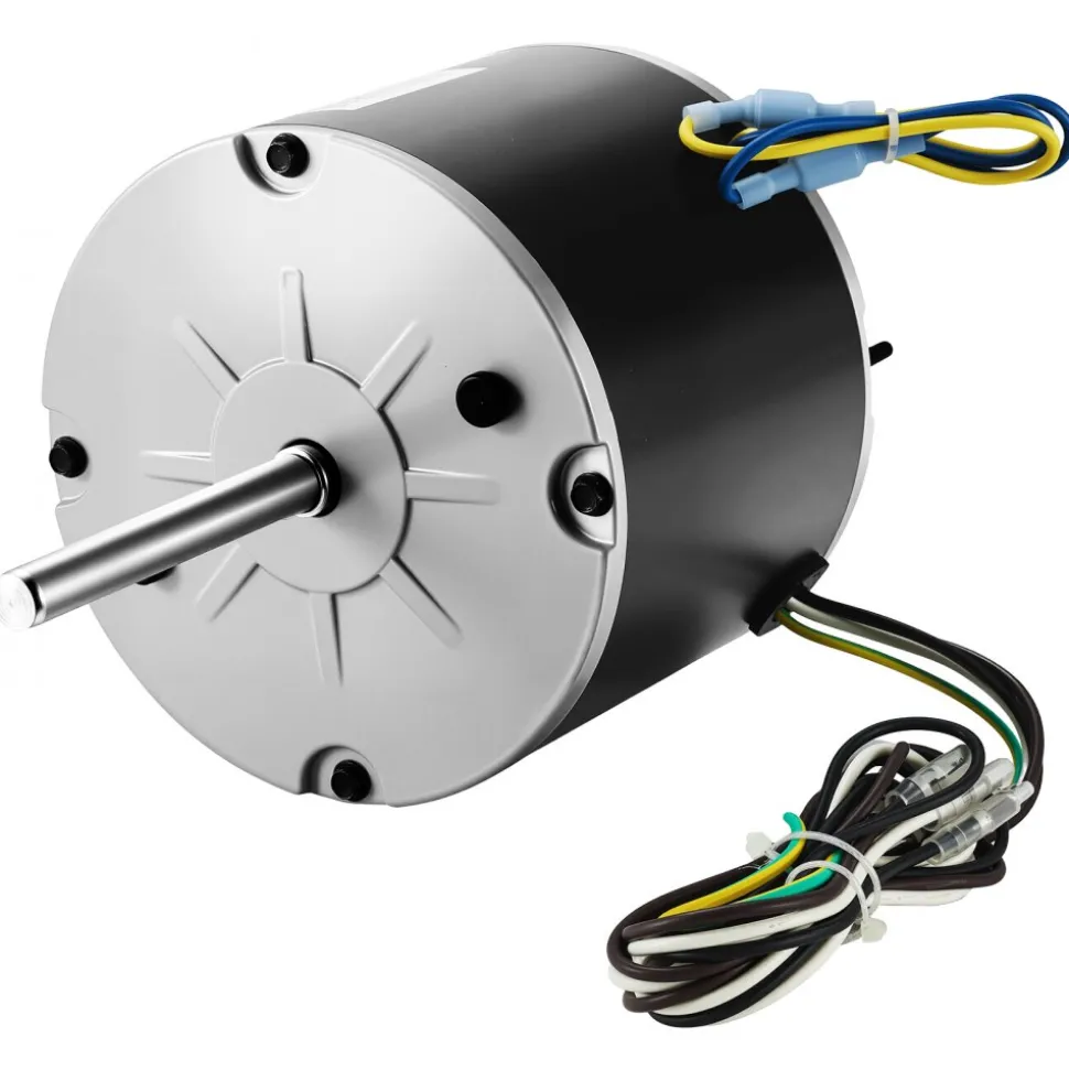 VEVOR Condenser Fan Motor with Capacitor, 1/4HP 825RPM 208-230V, Compatible with GE Genteq 5KCP39LFBE31S 5KCP39LFY534AS, Lennox 12Y65 (92W75), Carrier HC39GE242 HB39GQ232, Amana Janitrol 0131M00014PS