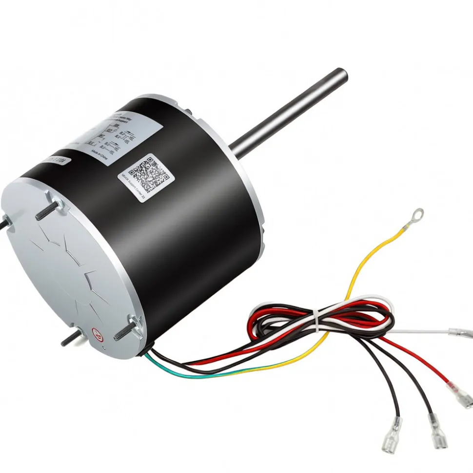 VEVOR Condenser Fan Motor with Capacitor, 1/3HP 1075RPM 208-230V, Compatible with GE Genteq K55HXGDD-81195 5KCP39GGY209AS, Fasco D925 D7908, Dayton EM3729F, Century FSE1036SV1, Rheem Ruud 51-100998-05