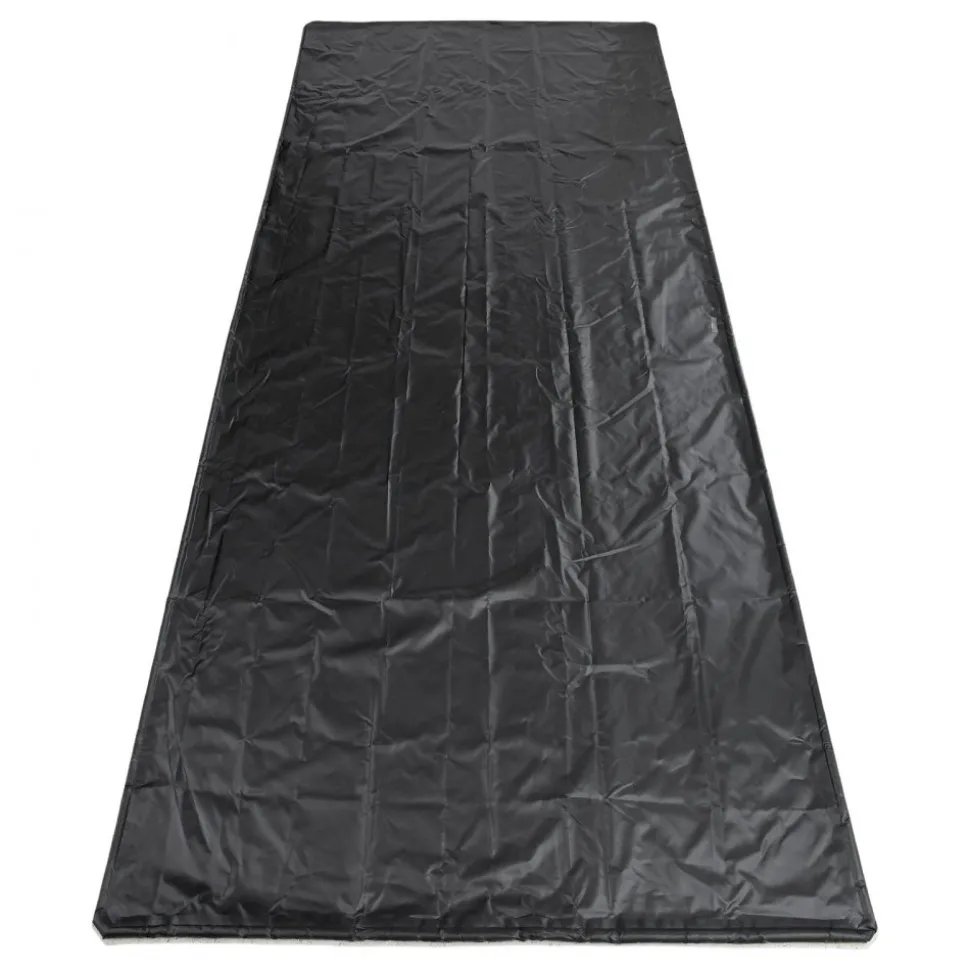 VEVOR Containment Mat, 7 ft 9 in x 18 ft, Non-Slip PVC Garage Floor Mat with a Cleaning Squeegee, Heavy Duty Durable Waterproof Containment Protection from Snow, Rain and Mud for Cars Parking, Black