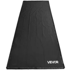 VEVOR Containment Mat, 7 ft 9 in x 18 ft, Non-Slip PVC Garage Floor Mat with a Cleaning Squeegee, Heavy Duty Durable Waterproof Containment Protection from Snow, Rain and Mud for Cars Parking, Black