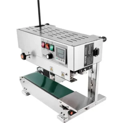 VEVOR Continuous Bag Band Sealing Machine, 0.24-0.47 in/6-12 mm Seal Width, Horizontal Band Sealer Machine with Digital Temperature Control, Stainless Steel Bag Sealer for 0.02-0.8 mm Plastic Bag Film