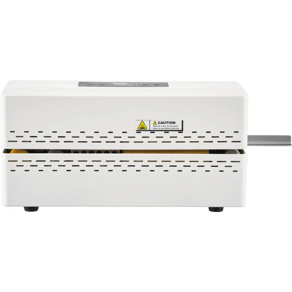 VEVOR Continuous Sealing Machine, 0.32-0.47 in Seal Width, Automatic Continuous Band Sealer with Digital Temperature Control, Automatic Shutdown, Heat Sealing Machine for 0.002-0.0.008 in Plastic Bags