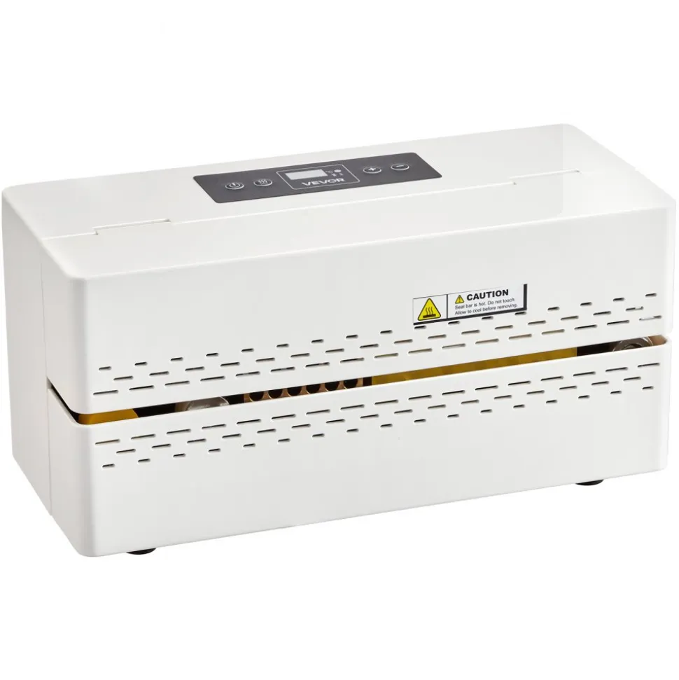VEVOR Continuous Sealing Machine, 0.32-0.47 in Seal Width, Automatic Continuous Band Sealer with Digital Temperature Control, Automatic Shutdown, Heat Sealing Machine for 0.002-0.0.008 in Plastic Bags