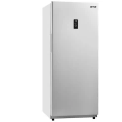 VEVOR Convertible Freezer/Refrigerator, 17 Cu.Ft Frost Free Upright Freezer with Temp Control Panel, Door Open too Long Alarm, Adjustable Shelves and LED, Standing Fridge for Kitchen, Office, Garage