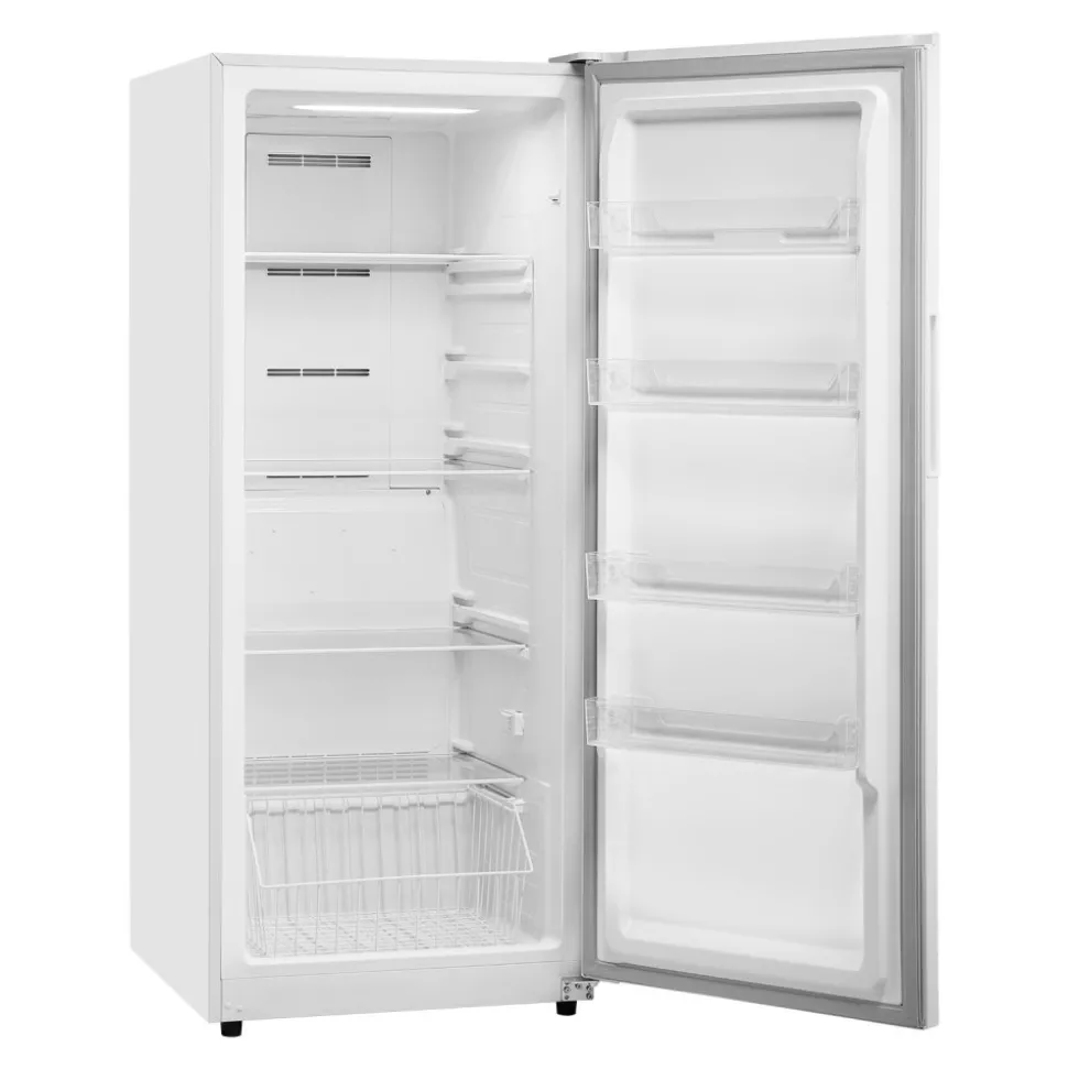 VEVOR Convertible Freezer/Refrigerator, 17 Cu.Ft Frost Free Upright Freezer with Temp Control Panel, Door Open too Long Alarm, Adjustable Shelves and LED, Standing Fridge for Kitchen, Office, Garage