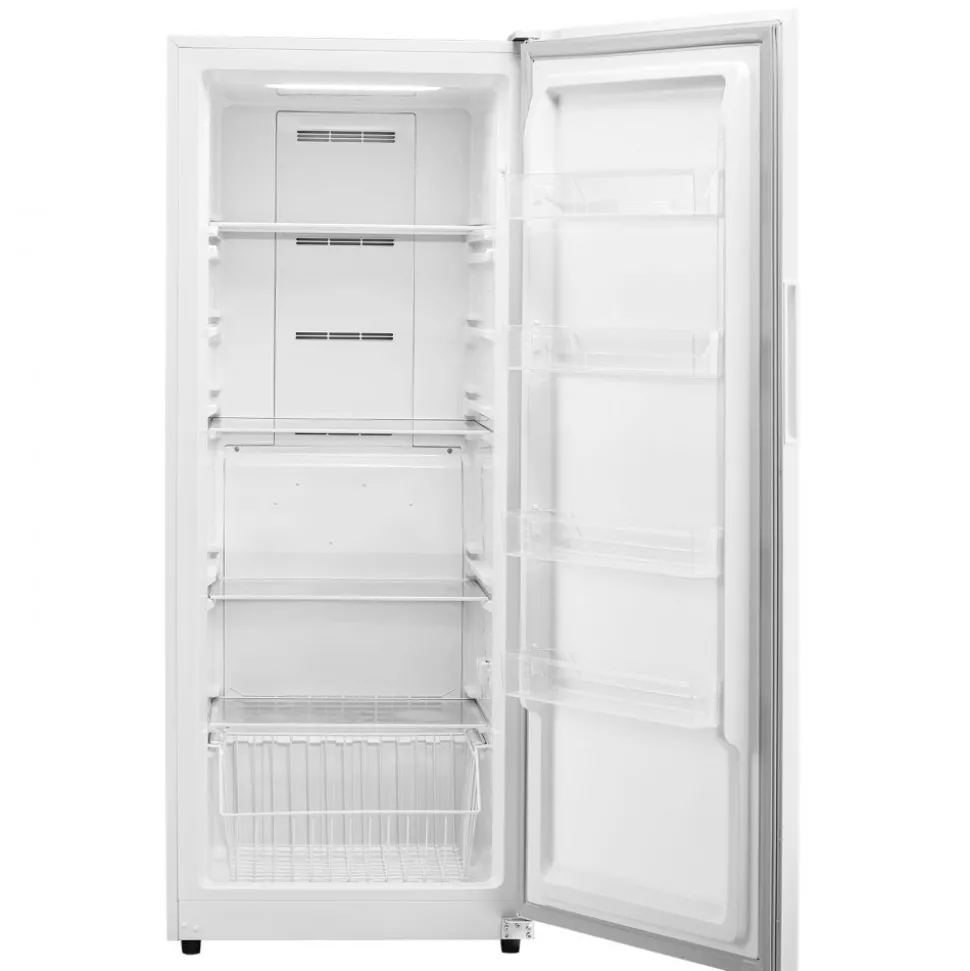 VEVOR Convertible Freezer/Refrigerator, 17 Cu.Ft Frost Free Upright Freezer with Temp Control Panel, Door Open too Long Alarm, Adjustable Shelves and LED, Standing Fridge for Kitchen, Office, Garage