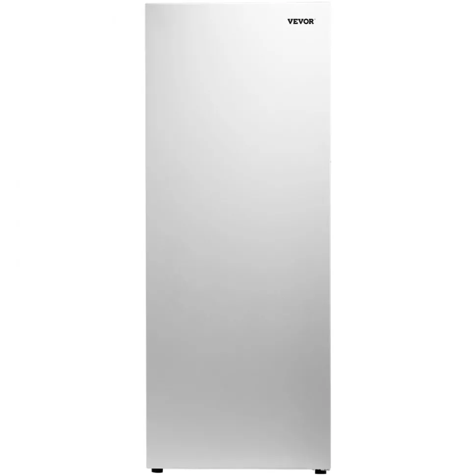 VEVOR Convertible Freezer/Refrigerator, 11 Cu.Ft Frost Free Upright Freezer with Temp Control Panel, Reversible Door, Adjustable Glass Shelves and LED, Standing Fridge for Kitchen, Office, Garage