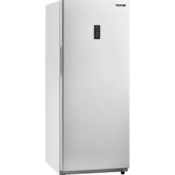 VEVOR Convertible Freezer/Refrigerator, 14 Cu.Ft Frost Free Upright Freezer with Temp Control Panel, Door Open too Long Alarm, Adjustable Shelves and LED, Standing Fridge for Kitchen, Office, Garage