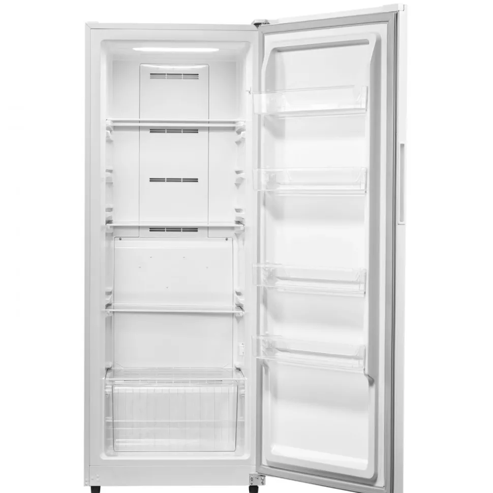 VEVOR Convertible Freezer/Refrigerator, 14 Cu.Ft Frost Free Upright Freezer with Temp Control Panel, Door Open too Long Alarm, Adjustable Shelves and LED, Standing Fridge for Kitchen, Office, Garage
