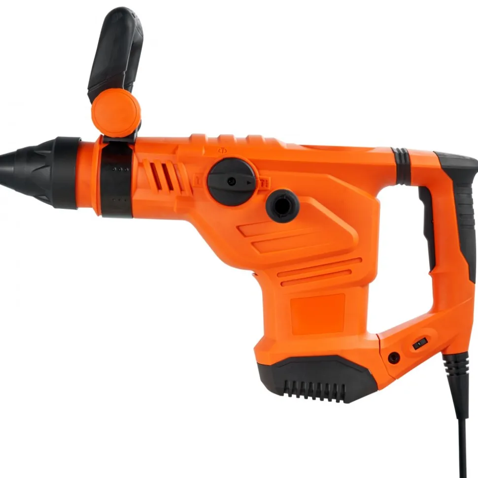 VEVOR Corded Hammer Drill, 1600W 175-350RPM Electric Demolition Drills, 2-Inch SDS-Max Rotary Hammer Driver, 3 Functions Chipping Power Tool Kit for Concrete, Drilling Wood Plastic