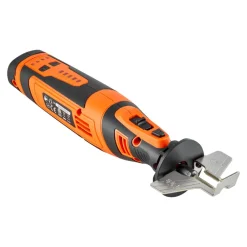 VEVOR Cordless Chainsaw Sharpener, 5-Speed Adjustable Electric Saw Chain Sharpener 5000-30000 RPM, Rechargeable Handheld Chainsaw Sharpening Tool with 4 Sharpening Heads & Angle Guide Attachment