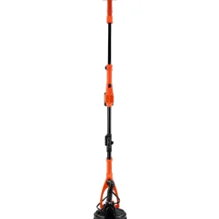 VEVOR Cordless Drywall Sander, 450W Electric Sander, Popcorn Ceiling Removal Tool with Vacuum Dust Collection, 7 Variable Speed 0-1600 RPM, LED Light, Foldable & Extendable Handle, 15 Sanding Discs