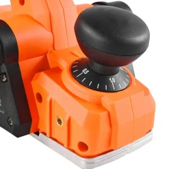 VEVOR Cordless Handheld Planer, 3-1/4-Inch Cut Width, 15000 RPM Electric Hand Wood Planer with 4.0 Ah 18V Lithium Battery, Brushless Motor, Adjustable Cut Depth, Dust Collection Bag, for Woodworking