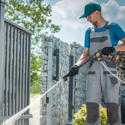 VEVOR Cordless Pressure Washer, 652-PSI 1.1 GPM Portable Power Cleaner, Handheld High-Pressure Car Washer Gun with 4.0Ah Battery, Charger, 6-in-1 Nozzle, for Home/Floor Cleaning & Watering