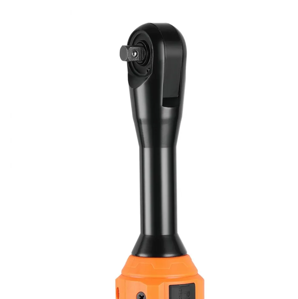 VEVOR Cordless Ratchet Wrench, 3/8 inch Drive, 230 RPM, up to 66 ft-lbs of Torque, Battery Powered Electric Ratchet Wrench Set with Two 2.0Ah Batteries, Charger, Sockets, Adaptors and Cloth Bag