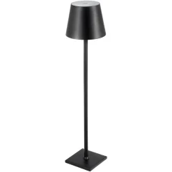 VEVOR Cordless Table Lamp, 2-Pack, 5200mAh Built-in Rechargeable Battery Desk Lamp, Stepless Dimming Up, 3 Adjustable Heights, Detachable Lampshade for Bottle, Restaurant, Bedroom, Outdoor, Black