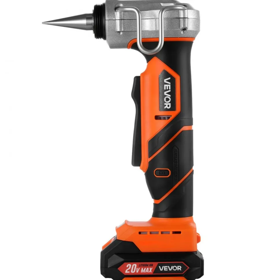 VEVOR Cordless Tube Expander, 20V Max Electric Tubing Expansion Tool for 1/2", 3/4", 1" PEX-A Pipes, 22000RPM Pipe Expander with 3 Expanding Head, 2pcs 2AH Battery, Fast Charger & Carrying Case