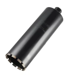 VEVOR Core Drill Bit, 5 inch Diameter, 14 inch Drilling Depth, 1-1/4 in-7 Internal Thread, High-Precision Welding Technology, Wet Diamond Core Bit for Reinforced Concrete, Red Bricks, and Masonry