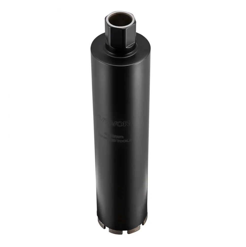 VEVOR Core Drill Bit, 3-1/2 inch Diameter, 14 inch Drilling Depth, 1-1/4 in-7 Internal Thread, High-Precision Welding Technology, Wet Diamond Core Bit for Reinforced Concrete, Bricks, and Masonry