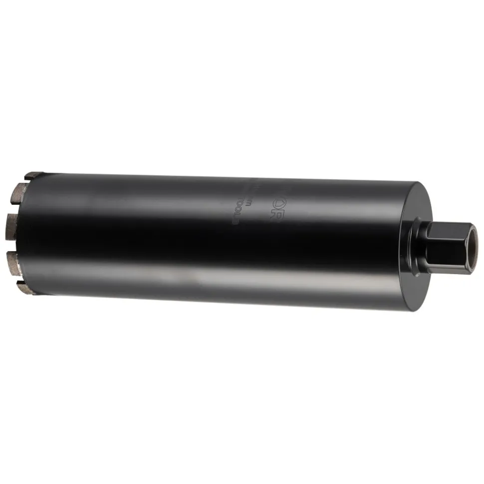 VEVOR Core Drill Bit, 4-1/2 inch Diameter, 14 inch Drilling Depth, 1-1/4 in-7 Internal Thread, High-Precision Welding Technology, Wet Diamond Core Bit for Reinforced Concrete, Bricks, and Masonry