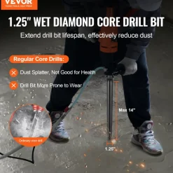 VEVOR Core Drill Bit, 1-1/4