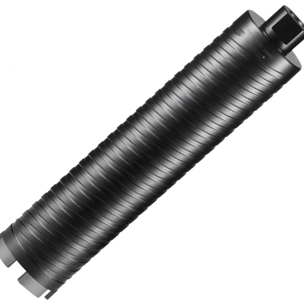 VEVOR Core Drill Bit, 2.5" Wet/Dry Diamond Core Drill Bits for Brick and Block, Concrete Core Drill Bit with Pilot Bit Adapter and Saw Blade, 9.5" Drilling Depth, 5/8"-11 Inner Thread, Laser Welding
