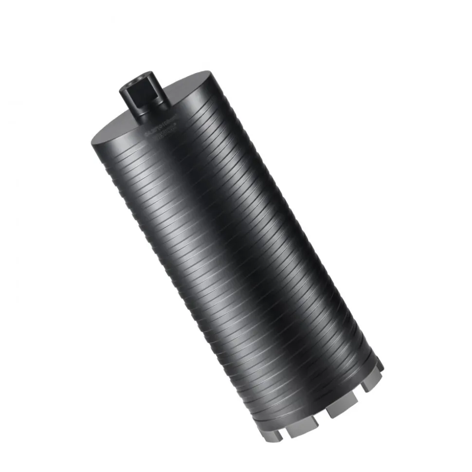 VEVOR Core Drill Bit, 4.25" Wet/Dry Diamond Core Drill Bits for Brick and Block, Concrete Core Drill Bit with Pilot Bit Adapter and Saw Blade, 9.5" Drilling Depth, 5/8"-11 Inner Thread, Laser Welding