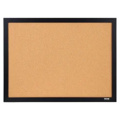 VEVOR Cork Board, 36x24 inches Bulletin Board with MDF Sticker Frame, Vision Board Includes 10 Pushpins, for Display and Decoration in Office Home and School