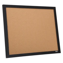 VEVOR Cork Board, 36x24 inches Bulletin Board with MDF Sticker Frame, Vision Board Includes 10 Pushpins, for Display and Decoration in Office Home and School