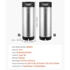 VEVOR Corny Keg, 5 Gallon Ball Lock Keg, SUS304 Cold Brew Kegs with Dual Rubber Handles & Heavy-Duty Rubber Bottom, Brewing Equipment for Home Brewing Party, 2 PCS