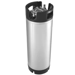 VEVOR Corny Keg, 5 Gallon Ball Lock Keg, SUS304 Cold Brew Kegs with Dual Rubber Handles & Heavy-Duty Rubber Bottom, Brewing Equipment for Home Brewing Party, 2 PCS