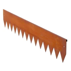 VEVOR Corten Steel Landscape Edging, 6-Pack 40 x 6 Inch Metal Edging for Landscaping with 8 Connecting Plates, Bendable Metal Garden Edge Border for Flower Bed, Yard Pathway, Rust