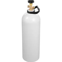 VEVOR CO2 Tank, 20 lbs New Aluminum Alloy Cylinder, CO2 Air Tank with Light Spray Coating, CGA320 Valve, Handle & Purple Copper Siphon, DOT Approved Cylinder for Draft Beer Dispensing and Soda Maker