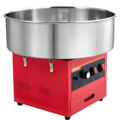 VEVOR Cotton Candy Machine Commercial 1000W Electric Candy Floss Maker Blue, Ideal for Home, Carnival, Birthday, Family Party, Easy Use with 20.5 in Stainless Steel Bowl, Storage Drawer, Sugar Scoop