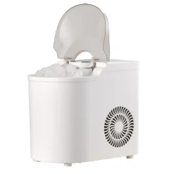 VEVOR Countertop Ice Maker, 7 Cubes Ready in 6 Mins, 26 lbs per Day, Self-Cleaning Portable Machine with Ice Scoop, Ice-Making Machine with 2 Sizes Bullet Ices for Home, Kitchen, Office, Bar & Party