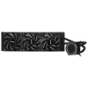 VEVOR CPU Liquid Cooler, AIO CPU Water Cooler - 3 x 120mm PWN Fans, Pump & 2.1'' LCD Display, Max 2200PRM Black CPU Cooling Fan, Compatible for Intel 115X/1366/2011/1700/1200, AMD AM4/AM5