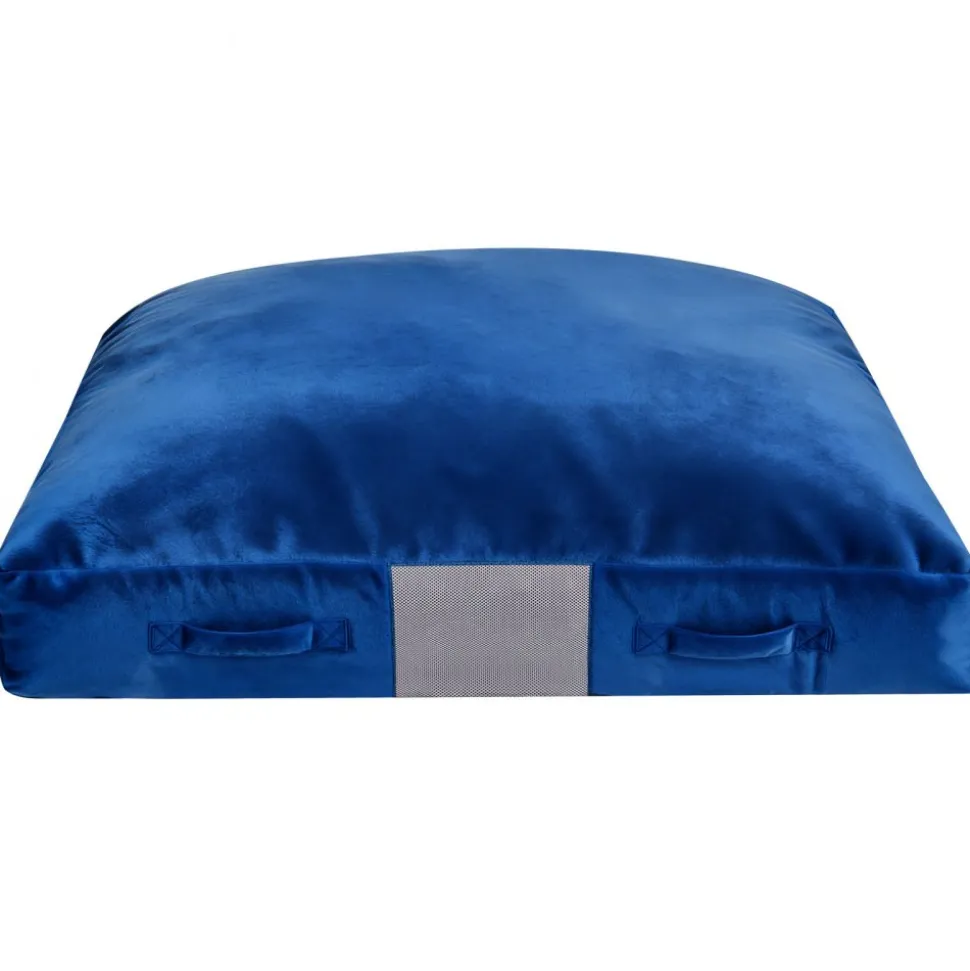 VEVOR Crash Pad, 5 x 5 ft Crash Pad for Kids Sensory with Foam Blocks and Washable Cover, Giant Pillow Mat Large Soft Foam Landing Zone, Sensory Room Equipment for Children Jumping, Relaxing & Play