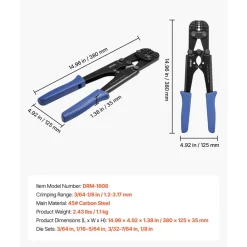 VEVOR Crimping Tool, 3/64