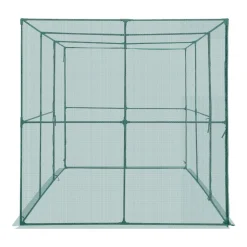 VEVOR Crop Cage, 9.5 x 6.36 x 6.36 ft Plant Protection Tent with Zippered Door, Wind-Resistant Tall Crop Cage, Easy to Install, Outdoor Raised Bed Cover, Tomato Plant Netting for Garden Patio Lawn