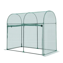 VEVOR Crop Cage, 5.9 x 2.98 x 4.9 ft Plant Protection Tent with Zippered Door, Wind-Resistant Tall Crop Cage, Easy to Install, Outdoor Raised Bed Cover with Frame, Plant Netting for Garden Patio Lawn